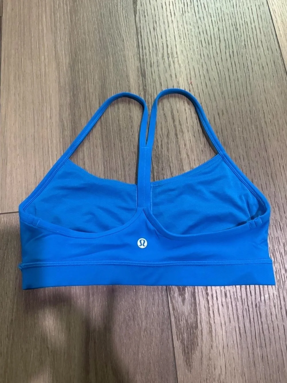 lululemon athletica Bright Blue Sports Bra and Running Shorts Set